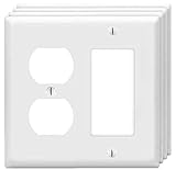 Duplex Outlet/Decorator Rocker Light Switch Wall