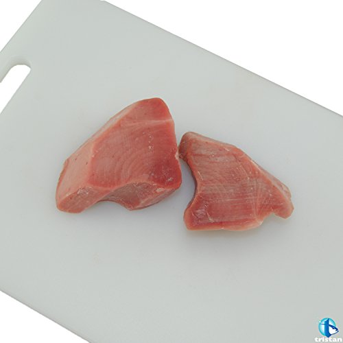 Tristan ULT Frozen, Sashimi Grade Ahi Tuna Steaks - 5 lbs. Skinless, Boneless, and Bloodline Removed