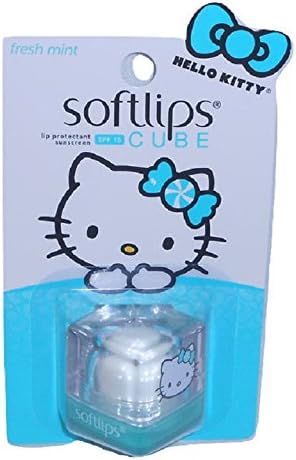Hello Kitty Fresh Mint Softlips Cube - Lip Protectant Sunscreen