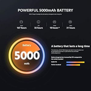 Xiaomi Redmi 9C Smartphone, 2 GB + 32 GB, 13 MP AI Triple Camera 6.53"HD + Dot Drop Display 5000mAh (typ) con AI Face Unlock, Grigio (Midnight Grey) - immagine 5