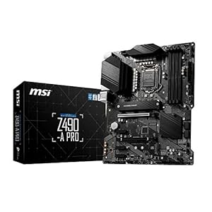 MSI Z490-A PRO ATX-moederbord (10e generatie Intel Core, LGA 1200-socket, DDR4, twee M.2-slots, USB 3.2 Gen 2, 2.5G LAN…