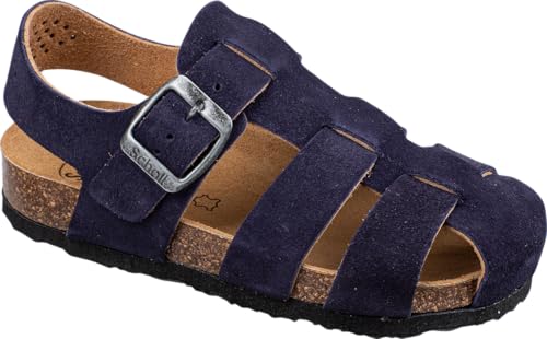 Scholl Unisex Kinder Bat-Sandale, Marineblau, 32 EU