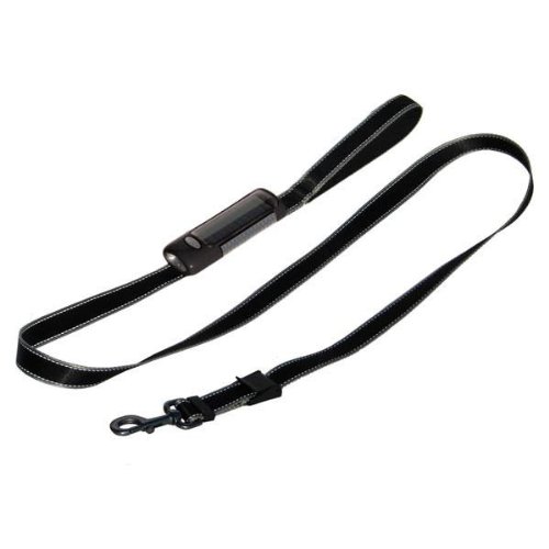 PatentoPet DOG-e-Lite 6 Ft Red Leash/Black Light