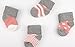Cuca Dunna Infant Baby Toddler Socks For Girls And Boys,Cute socks 4 Pairs (Winter S 6-12months, Red)