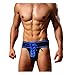 Arjen Kroos Men's Athletic Supporter Performance Jock Strap Sports Underwear,Blue,Medium/31.5-33.8 inch