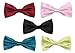 Bundle Monster Mens Tuxedo Adjustable Neck Bowtie Bow Tie 5pc Mixed Lot