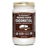 Dr. Bronner's - Organic Virgin Coconut Oil (Whole Kernel, 30 Ounce) - Coconut Oil for Cooking, Baking, Hair and Body, Unrefined and Fresh-Pressed, Rich and Nutty Flavor, Fair Trade, Vegan, Non-GMO