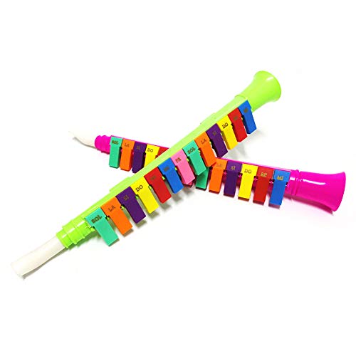 Gilroy 1pc 13 Keys Colorful Melodica Plastic Clarinet Music Instruments Toy for Kids Children, Random Color