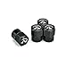 EVPRO Tire Valve Stem Caps 4 Pack Black Fit for Infiniti Accessories