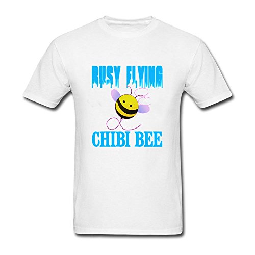 Geek Men's Busy Bee 100% Cotton Short Sleeve T Shirt Design Tees