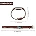 AK Fitbit Charge 2 Leather Band, Replacement Luxury Genuine Leather Band Strap for Fitbit Charge 2 (Coffee Brown)