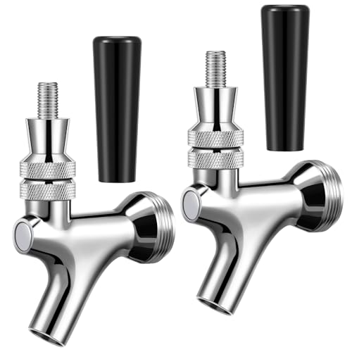 Sliner 2 Pcs Stout Beer Faucet, Stainless Steel Draft Keg Tap with