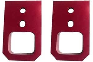 FACULX Trailer Hitch Tow Hooks for Tacoma 2024-2026 and 2025-2026 - Red Stainless Steel Towing Hook with, Resistant for Safe 
