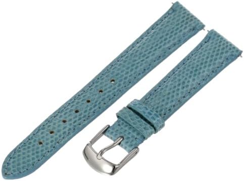 Swiss Watch International 16 MM Sky Blue Genuine Lizard Strap 16LIZ25M