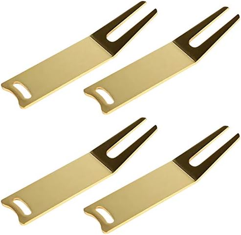 brandname jinyatu Metal Bending Golf Divot Repair Tool Golf Divot Tools Golf Green Divot Fork Curved Spit Golf Green Accessories 4 Pieces brandname jinyatu Metal Bending Golf Divot Repair Tool Golf Divot Tools Golf Green Divot Fork Curved Spit Golf Green Accessories 4 Pieces