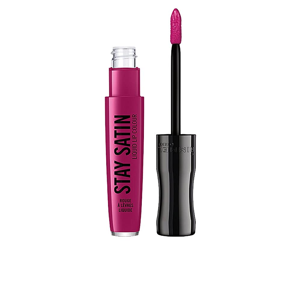 Rimmel London Stay Satin Liquid Lipstick, For Sure, 5.5 ml