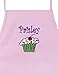 Personalized Children's Apron with Embroidered Name and Multiple Designs to Choose From
