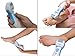 Foot Love Electric Rechargeable Pedicure Tool with 4 Rollers and Travel Case - Pink