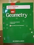 Know-It Notebook - Teacher's Guide for Holt Geometry