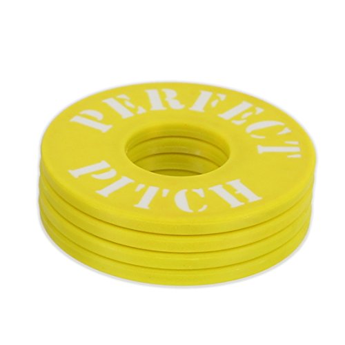 Maranda Enterprises Perfect Pitch Washers, 4 Pack, Yellow