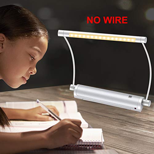 LUXSWAY Wireless Picture Light with Remote, Painting Lighting Battery Powered, 9 Inch Rotatable Light Head Art Accent Light, Timer Auto Off, 3 Modes Dimmable Display Light for Picture Canvas Artwork