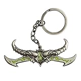 JINX World of Warcraft: Legion Twinblades Metal Key Chain, Metallic, One Size