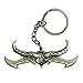 JINX World of Warcraft: Legion Twinblades Metal Key Chain (Metallic, One Size)