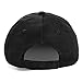 TARTINY Unisex Classic Plain 100% Cotton Baseball Cap, Low Profile Adjustable Curved Visor Hat For Men & Women(Black)