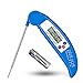 BBQ Thermometer eBook And Battery Included Digital Meat Oven Food Cooking Grill Thermometer For Barbeque Charcoal Cake Baking Instant Read Thermometer Collapsible Probe