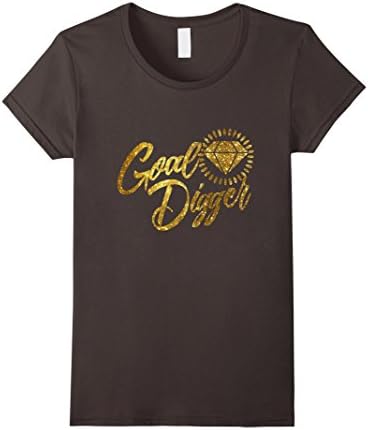 Women's Goal Digger Relaxed Fit T-Shirt Medium Asphalt