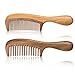 Wood comb, wide tooth comb ,nature Green sandalwood comb hand made 100% nature hair comb Anti static wide tooth hair comb fine tooth hair comb Scalp massage combs nature made
