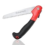 Folding Hand Saw All Purpose, Camping/Pruning Saw with Rugged 7'' Blade, Hand Held Best for Trees Pruning, Camping, Hunting, Trimming, Toolbox and Woodworking Non Slip Handle