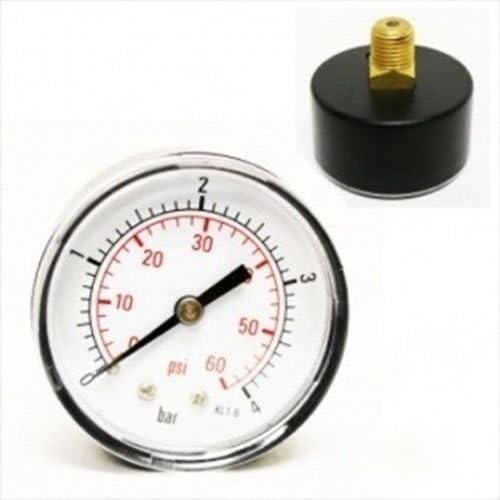 Replacement Back Pressure Gauge for Swimming Pool Water Pump Gage Sand Filter