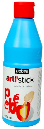 Arti'Stick Repositionable Window Paint 500ml - Light Blue