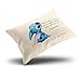 KEIBIKE Personalized Lilo and Stitch Ohana Means Family King Rectangle Decorative Pillowcases Art Zippered Throw Pillow Covers Cases 20x36 Inches One Sided