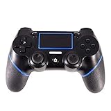 PS4 Controller,J&TOP Wireless Bluetooth Dualshock Gamepad for PlayStation 4,Touch Panel Joypad with Dual Vibration