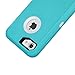 Annymall Case Compatible for iPhone 8 & iPhone 7, Heavy Duty [with Kickstand] [Built-in Screen Protector] Tough 4 in1 Rugged Shorkproof Cover for Apple iPhone 7 / iPhone 8 (Mint/white)