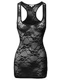 Made by Emma MBE Women's Floral Sheer Lace See Through Top