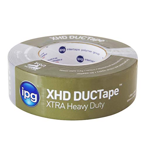 IPG XHD DUCTape,  Extra Heavy Duty Duct Tape,  1.88" x 60 yd, Silver (Single Roll) - Thumbnail 7