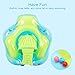 Nicewell Baby Swimming Float Ring - Crotch Strap Safe Underarm Inflatable Floats for Bathtub and Swimming Pool Suitable for 3-12 Month, Size Small