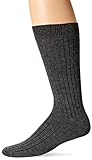 ECCO Men's Merino Wool Dress Sock,Charcoal,10 to 13
