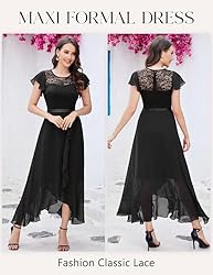 BeryLove Prom Dresses for Women Wedding Guest