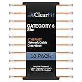 Slim 10-Pack Cat6 Ethernet Cable, 12 Ft