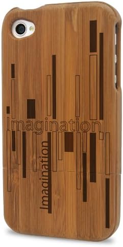 XA Wireless 90500 The Message 500 Case for iPhone 4/4S - 1 Pack - Retail Packaging - Bamboo Wood