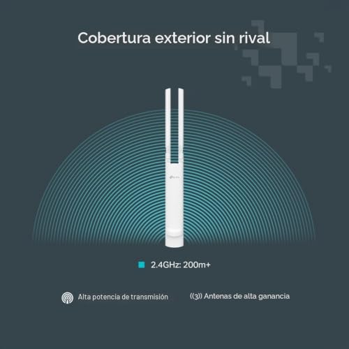TP-Link Festa F41-Outdoor Access Point N300, Free Cloud Management, Passive PoE Support, IP65 Weatherproof for Outdoor Environments, Powerful Coverage