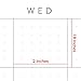 12-Month Dry Erase Calendar for Wall - 38