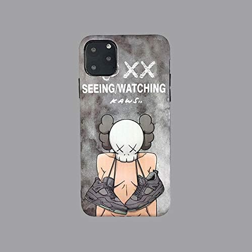 Ultrathin Fit Soft TPU AJ Shoes Bear Sports Grey Cover Case for Apple iPhone 11 Pro Max 6.5 Inches Protective Smooth Comfortable Luxury Designer High Fashion Brand Boys Girls Teens Guys Men