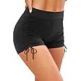 Women Swim Shorts High Waisted Swimsuit Shorts Tummy Control Bathing Suit Bottom Plus Size Boyshorts