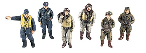 Hasegawa 36107 WWII Pilot Set 1/48 Scale Plastic Model Figures
