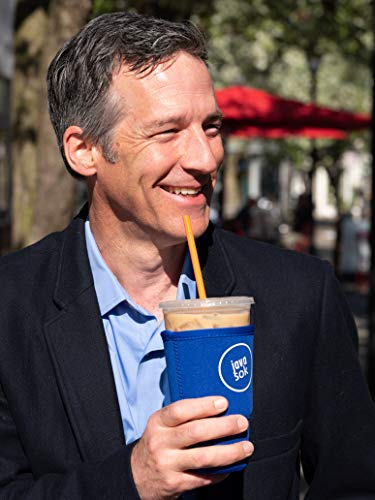 image for JAVA SOK Reusable Iced Coffee Sleeve - Cup Insulator Sleeve for Cold B